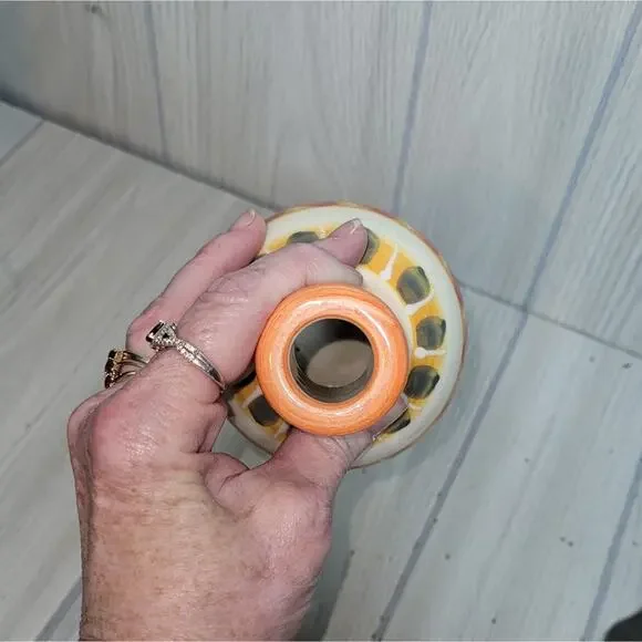 Vtg Pedraza Colorful Ceramic Vase Art Pottery Spain 8" Southwestern Native - Picture 3 of 7